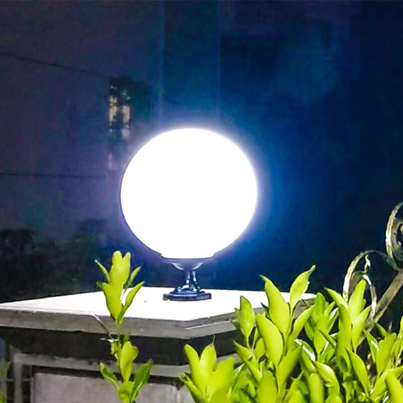 Gongyue Outdoor Spherical Post Lamp Shade