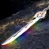 Folding Double Edged Swords Rechargeable LED Light Swords Toy Interactive Multiplayer Battle Toy