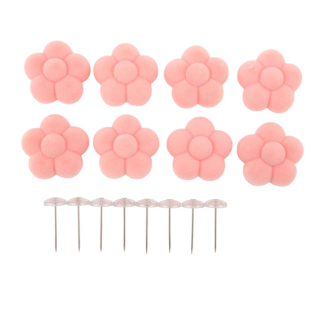 16 Sets Bettdecken-Nadeln Blumenstil Weiche Baumwolle Stahlnadeln Einfache Bettdeckenklammern für Decke Cur