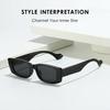 Retro Cat Eye Square Sunglasses Uv380 Protection Unisex Lightweight Sunglasses For Men Women Outdoor Driving Fashion Wear