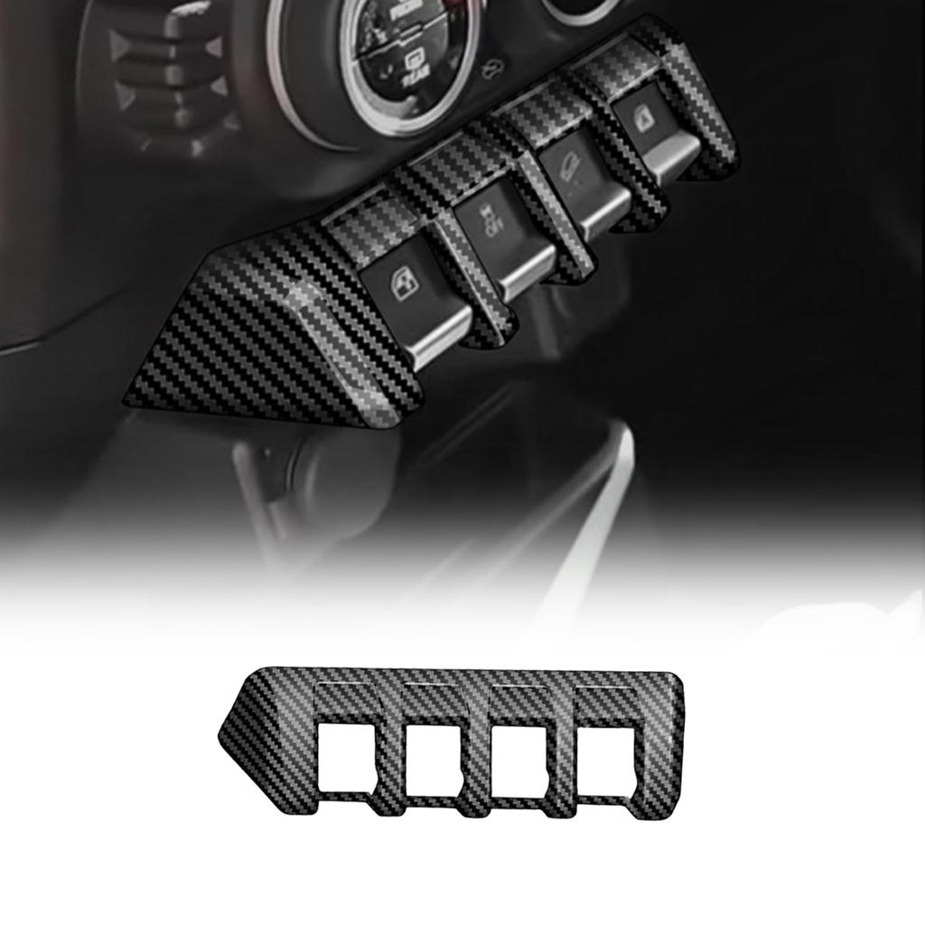 FXETRNL Power Window Panel Frame Protective Cover for Suzuki Jimny and JC74 ABS Custom Interior Dress Up Your Suzuki Jimny Specific Interior