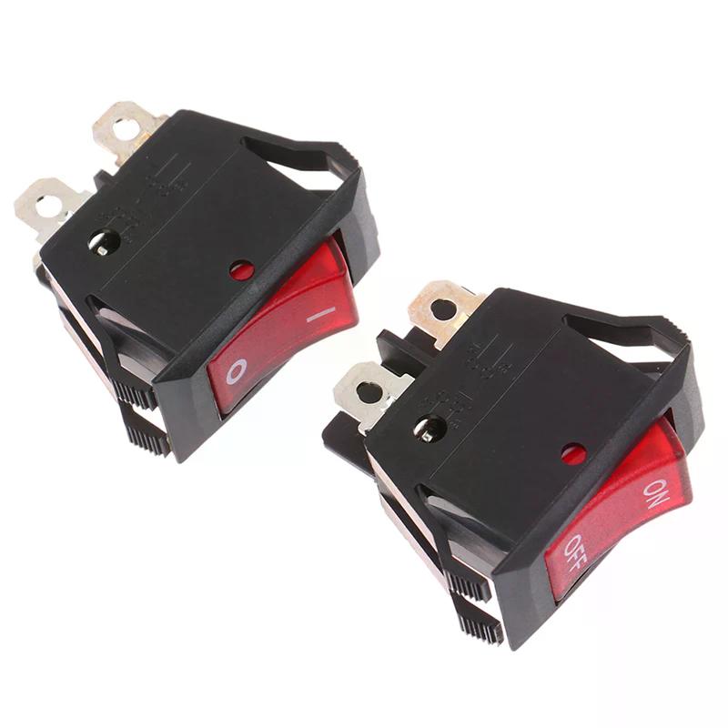 

4Plug Power Rocker Switch RF-1009 16A Control Switch With Led Light For Rongfeng ON/OFF/I/O Switch B