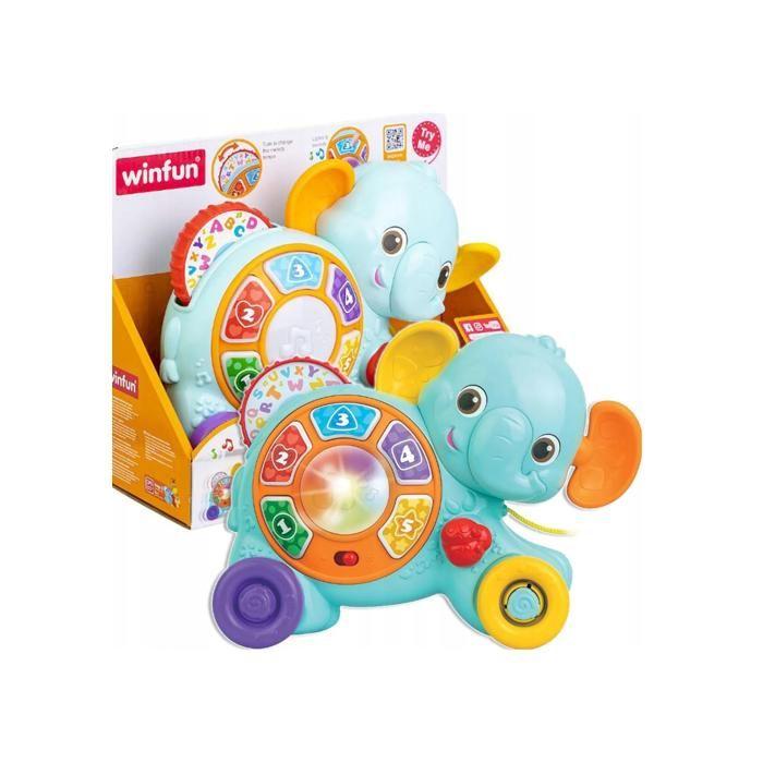 Jeu d'éveil - Mon éléphant à tirer