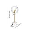 Human Figure Sculpture Abstract with Glass Base Modern Art Statue