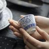 45ml   Entangled Lotus Master Cup Household Tea Cup Handmade Tea Bowl Smelling Cup Teaset Supplies Ornaments