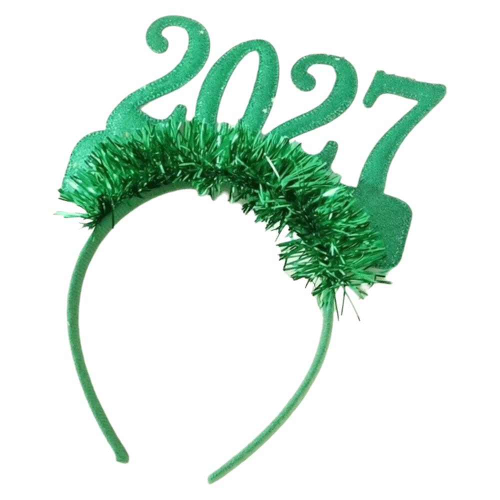Sequin New Year Decorative Glasses Sweet Glitter Hair Hoop Star Strip Headwear Eve Party