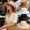 Women's Wide Brim Straw Hat Foldable Beach Sun Hat Spring Summer Vacation Travel Hat Casual Sun Protection Hat