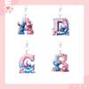 stitch acrylic cute keychain cartoon flat 2D stilt English letters ornament doll cartoon birthday gift halloween