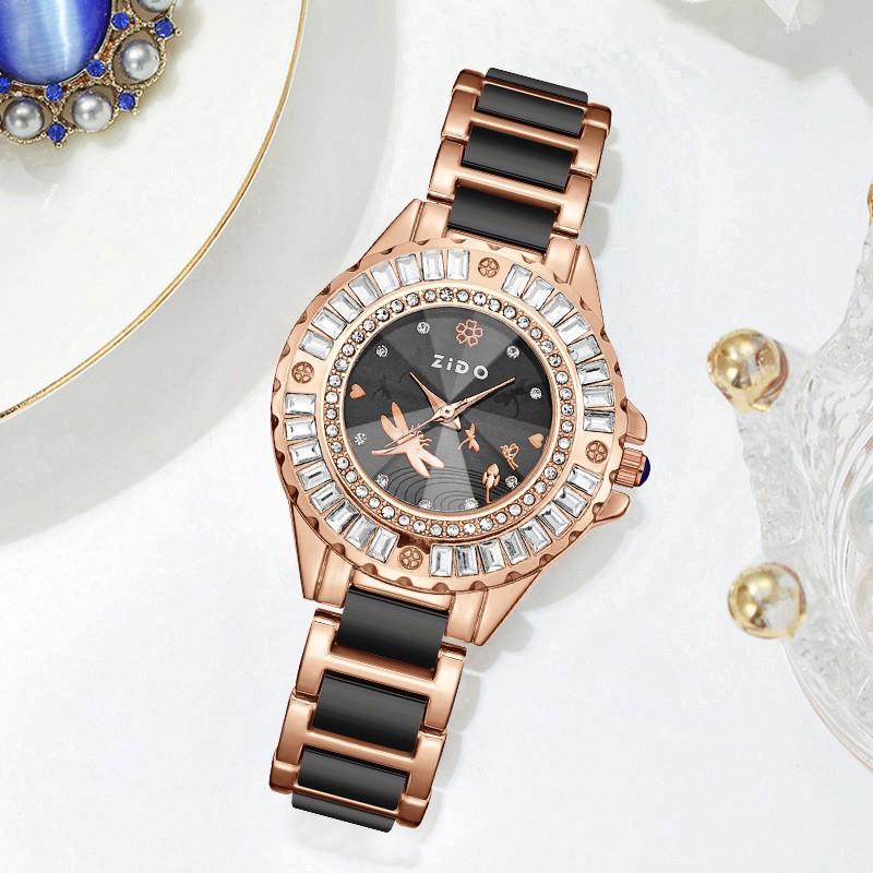 Women Rhinestone Quartz Watch Female Minimalist Wristwatches