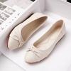 2025 Autumn New Fashion Single Shoes Women's Soft-soled Soft Leather Doudou Shoes Versatile Shallow Mouth Mother Shoes Non-slip Flat Shoes