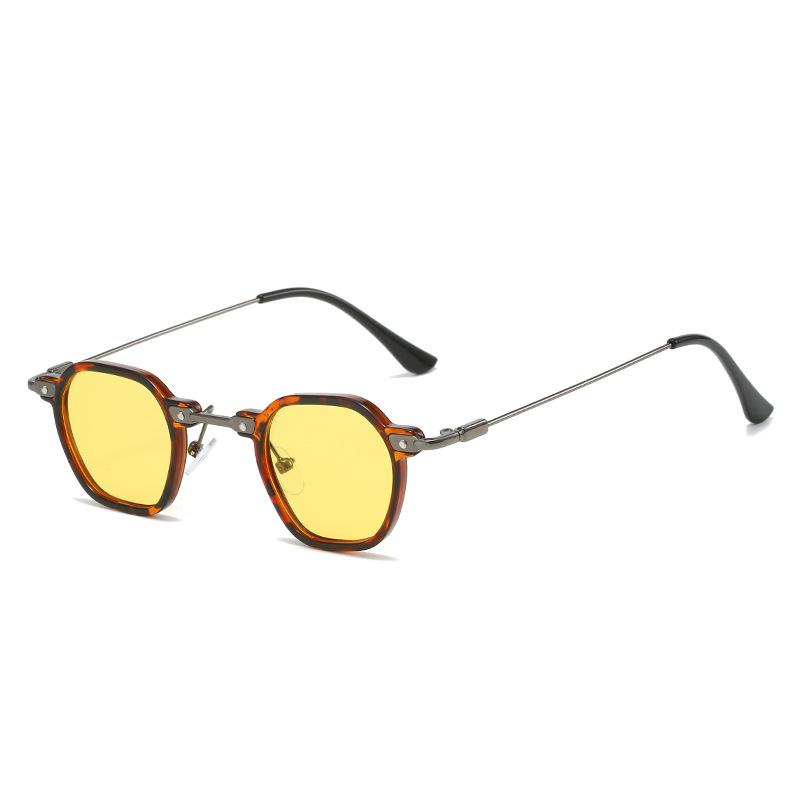 Hot Punk Small Frame Hip Hop Sunglasses - Stylish European & American Avant-garde Unisex Eyewear