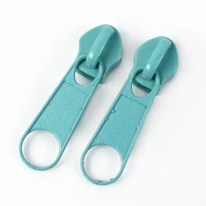 50/100/200Pcs Meetee 3# 5# Nylon Zipper Puller Bags Garment Zip Slider Backpack Pocket Zips Repair Kits DIY Sewing Accessories