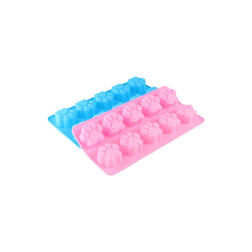 High Temperature Resistance Dog Paw Baking Moulds Easy Demoulding Candy Mold Bone Ice Trays  Jelly