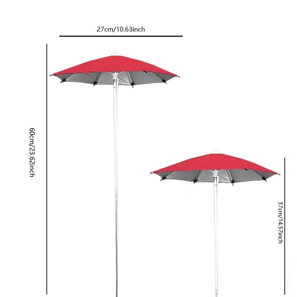 Waterproof Plant Umbrella Stainless Steel Umbrella Ground Stake Plants Shade Cover  Plant