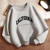 California LA Letter Sportswear Kids Crew Neck Hoodie - Casual Fashion Pullover for Boys