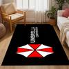 Tappeti Antiscivolo a Tema Logo Umbrella Corporation - Decorazioni per la Casa in Poliestere, Adatti per Camere da Letto, Soggiorni, Ingressi, Studi e Decorazioni