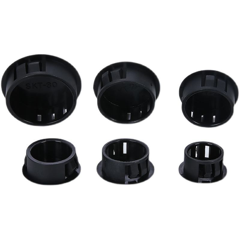 White Plastic Hole Plug 5-60mm Nylon Hole Cover M22 M25 Cover Holes Snap on Plastic Plug Hole Cap Round Plugs Plug For Furniture