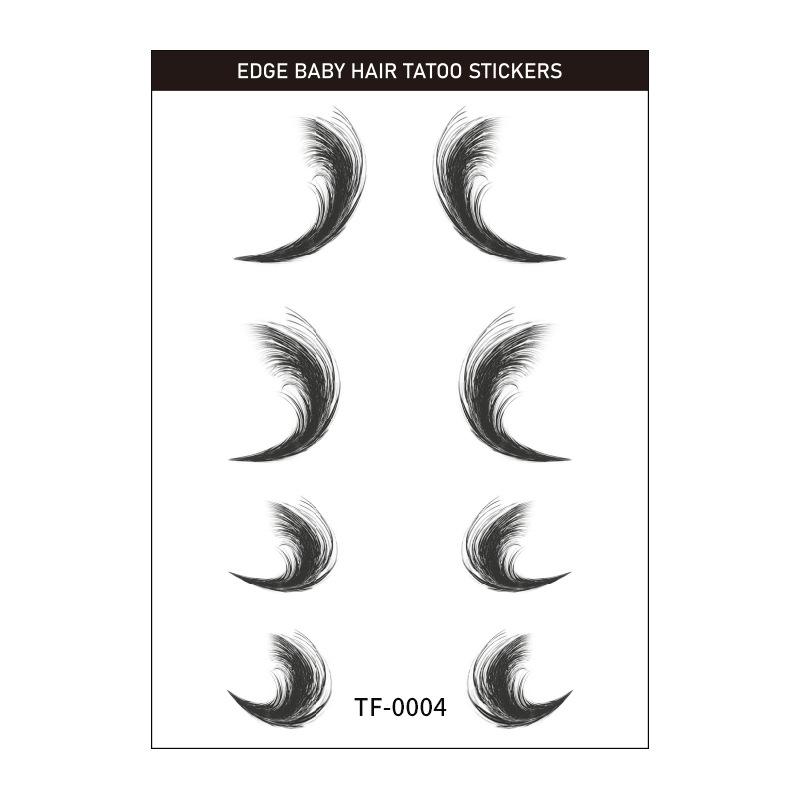 Bangs Sticker Eyebrow Sticker Hair Sticker Hairline Wig Tattoo Sticker Hair Edge Tattoo