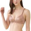 Gunze Miraculous Volume Rose B70 Non-Wired Bra, 3/4 Cup, Up, Tuche, JB6027P, Women's, Gray,