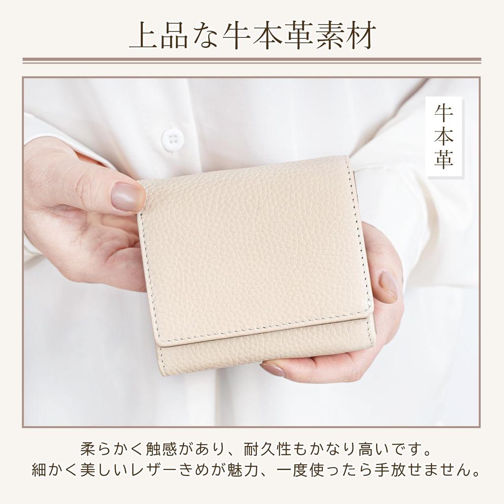Bifold Genuine RFID Blocking Mini Travel Card Coin Key Casual x [imeetu] Women's Wallet, Leather, Protection, L-Shaped Zipper, Wallet, Wallet,