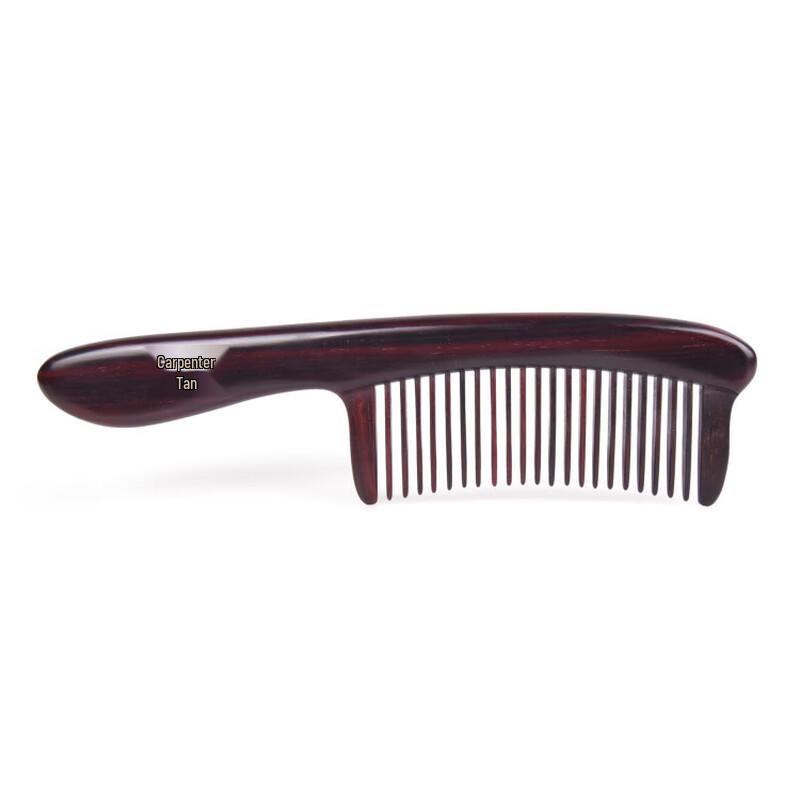 Tan Mujiang Inlaid Walnut Wood Comb Gift Set