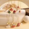Christmas Necklace Women Titanium Steel Festive Design Trendy Accessory