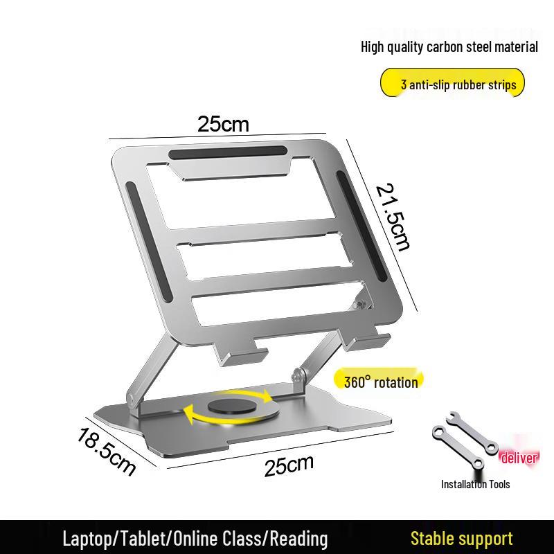 OLOEY Laptop Riser Stand with 360-Degree Rotation