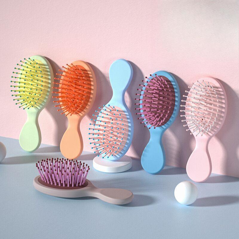 Cute Mini Girls Hair Brush Comb Portable Detangler Massage Styling Tool for Women