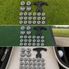 30 Pieces Golf Shoe Spikes Non-Slip Replacement Tips for Sports Shoes Made of Material And