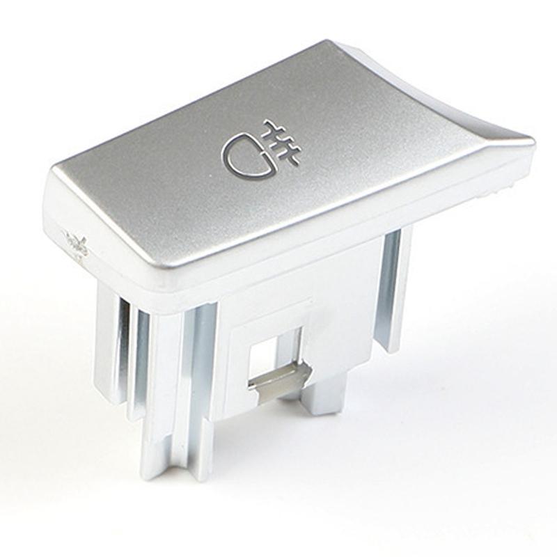 4Pcs/Set Headlight Switch Rotation Button Head Light Lamp Control Panel For BMW 5 6 7 Series X3 X4 Silver Replacement