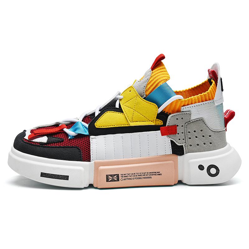 Wudao 2.0ACE viser nye mote-sneakers for par, pustende tykksåle, sklisikre basketballsko, fritidssko