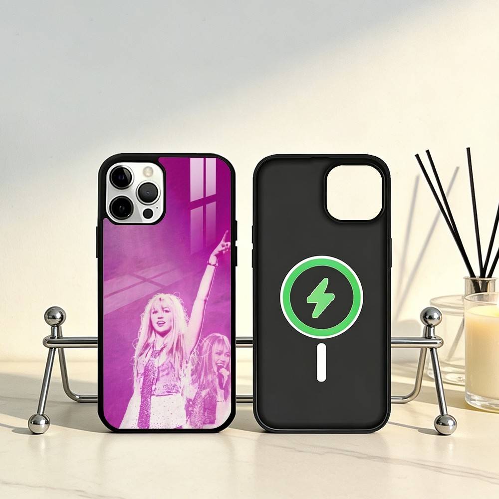 FUNNY H-HannahS M-Montana Phone Case For iPhone17,16,15,14,13,12,11 Plus,Pro Max Magnetic For Magsafe Wireless Charging iPhone17Promax