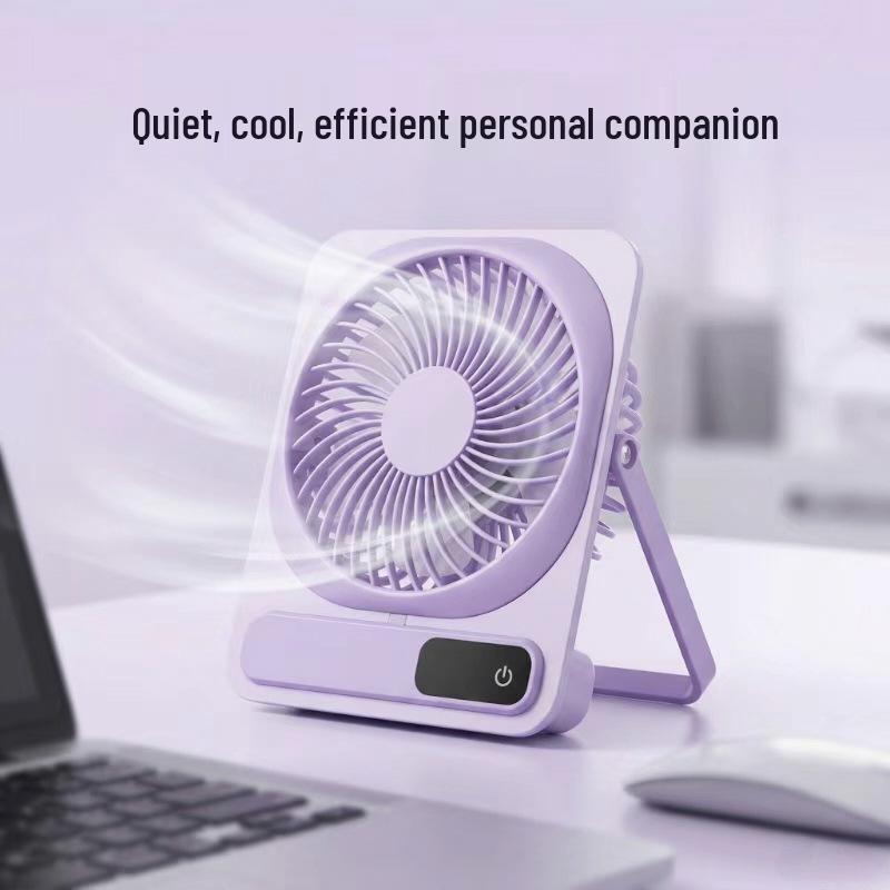 Ultra-thin Wall-mountable High Wind Power Handheld Desktop Fan for Dormitory and Office