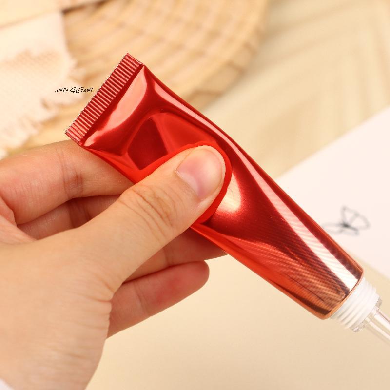 20g Refillable Cosmetic Soft Tubes with Hyaluronic Acid Dropper for Sunscreen Eye Cream Lotion Liquid Foundation Empty Bottle