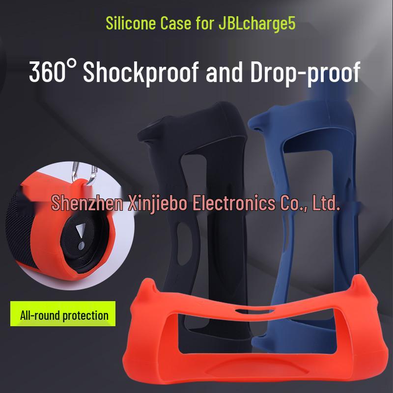 JBL Charge 5 Silicone Case: Shockwave 5th Gen Bluetooth Speaker Protective Soft Shell