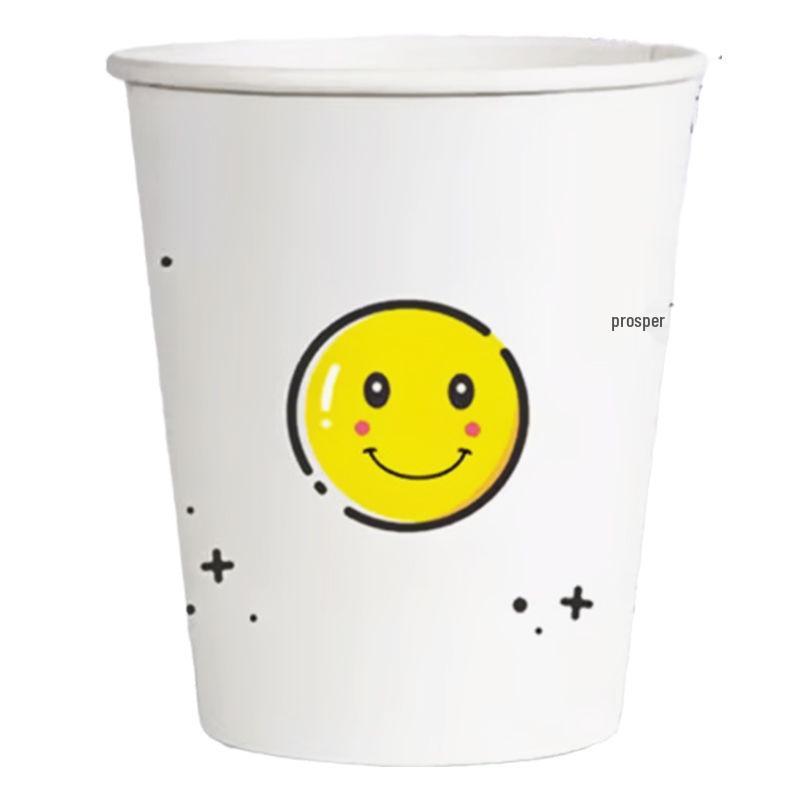Cartoon Disposable Paper Cups - Thickened Household Tea Cups 50 pcs per pack