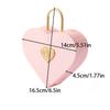 Heart Shape Jewelry Storage Case Compact Travel Box for Multiple Accessories Waterproof Ornament Display Case for Girls
