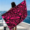 Pink Zebra Beach Towel Ultra-fine Fiber Quick Drying Absorbent Beach Swimming Vacationvacation Essentials Gifts
