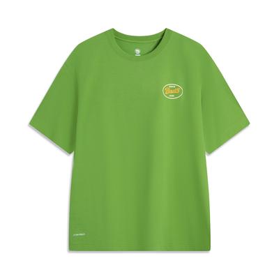 Li Ning Badfive Ice Feel Comfortable Moisture Wicking Loose Short Sleeve T-Shirt Men Tops AHSV223-6