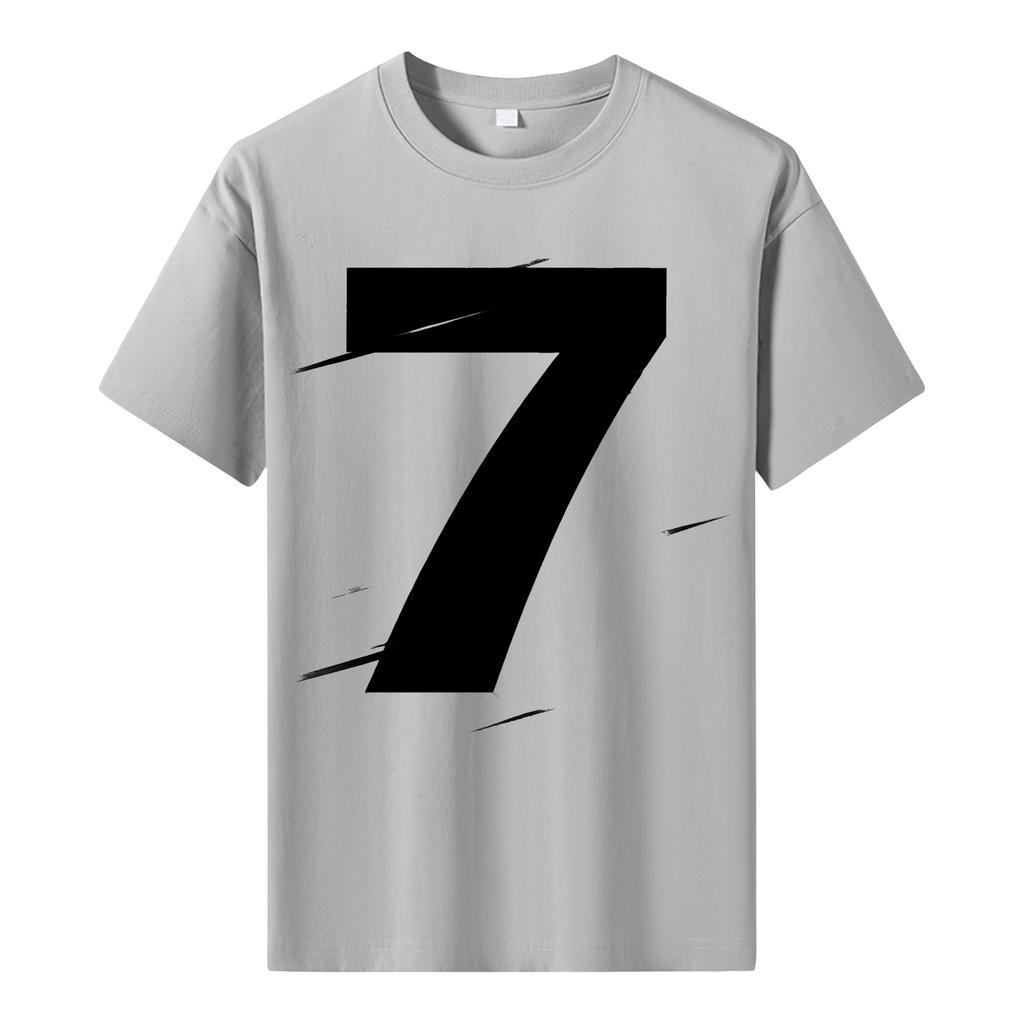 Camiseta de Manga Corta Estampada para Hombre Top Holgado Casual de Manga Corta para Hombre