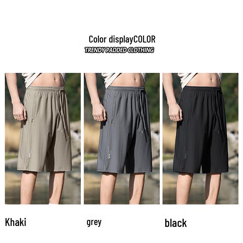 Eastern Camel Men's Ice Silk Breathable Casual Shorts