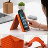 Flexibler faltbarer Silikon-Handyhalter Tragbarer verstellbarer Mehrwinkel-Schreibtischständer für iPhone iPad Laptop Tablet Home Office