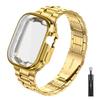 Hülle+Armband für Apple Watch Ultra Band 44mm 40mm 45mm 41mm 42mm 38mm Metall Edelstahlarmband iWatch Serie 3 5 6 SE 7 8