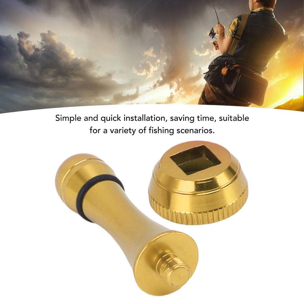 Fishing Reel Balance Rod Anti Collision Aluminum Alloy Weighted Balance Rod Fishing Accessory Gold