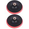 2Pcs Sanding Pad Thread Adhesive Polishing Pad For Angle Grinder Polisher Tool Polishing Pad Automotive Detailing