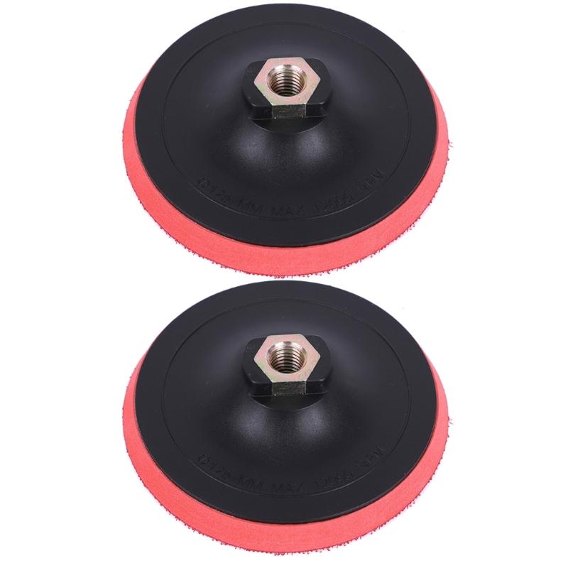 2Pcs Sanding Pad Thread Adhesive Polishing Pad For Angle Grinder Polisher Tool Polishing Pad Automotive Detailing
