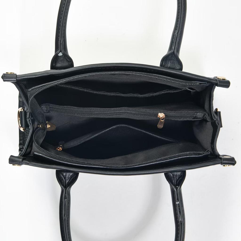 Spacious All-Match Office Tote Handbag For Ladies, Multiway Top Handle Shoulder & Crossbody Bag
