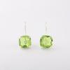 Peridot Gemstone 925 Sterling Silver Jewelry Handmade Drop/Dangle Earrings 1" EE-172-3