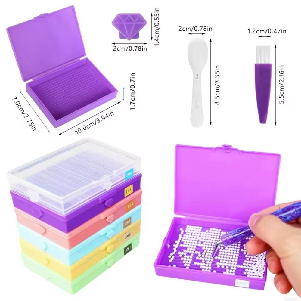 DIY Craft Beads Sorting Storage Tray Embroidery Diamond Painting Bead Sorting Trays  for Nail Art