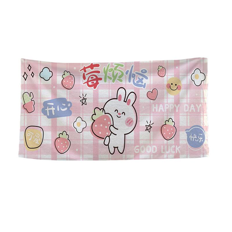 Beach Vacation Sun Protection Beach TowelPortable Floor MatSwimming Quick-drying Towel Women's Printed Bath Towel